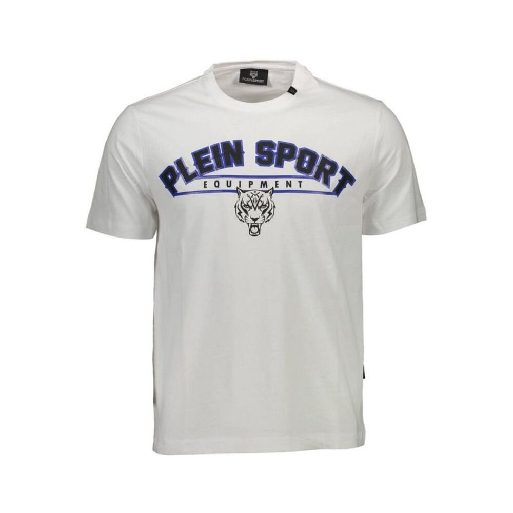 Plein Sport White Cotton Men Men's T-Shirt